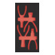 Kraftwerk Leere PRO LINE EVA insert pour Art. 105.401.007, 20x40 cm-1