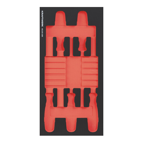 Kraftwerk Leere PRO LINE EVA Insert pour Art. 105.401.009, 20x40 cm