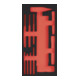 Kraftwerk Leere PRO LINE EVA Insert pour Art. 105.401.015, 20x40 cm-1