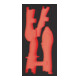 Kraftwerk Leere PRO LINE EVA Insert pour Art. 105.401.023, 20x40 cm-1