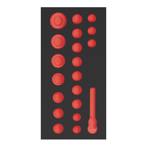 Kraftwerk Leere PRO LINE EVA Insert pour Art. 105.401.028, 20x40 cm