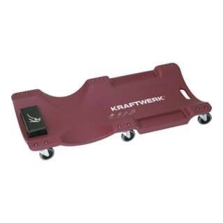 Kraftwerk Lit de camping en plastique avec 6 roues