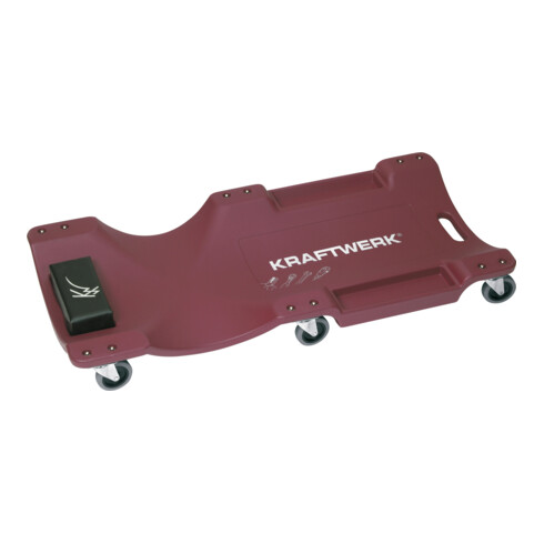 Kraftwerk Lit de camping en plastique avec 6 roues