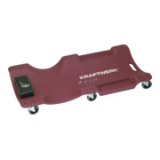 Kraftwerk Lit de camping en plastique avec 6 roues