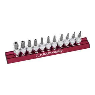 Kraftwerk Loch-TX-Bit-Set MAGALU 3/8", 11 pièces