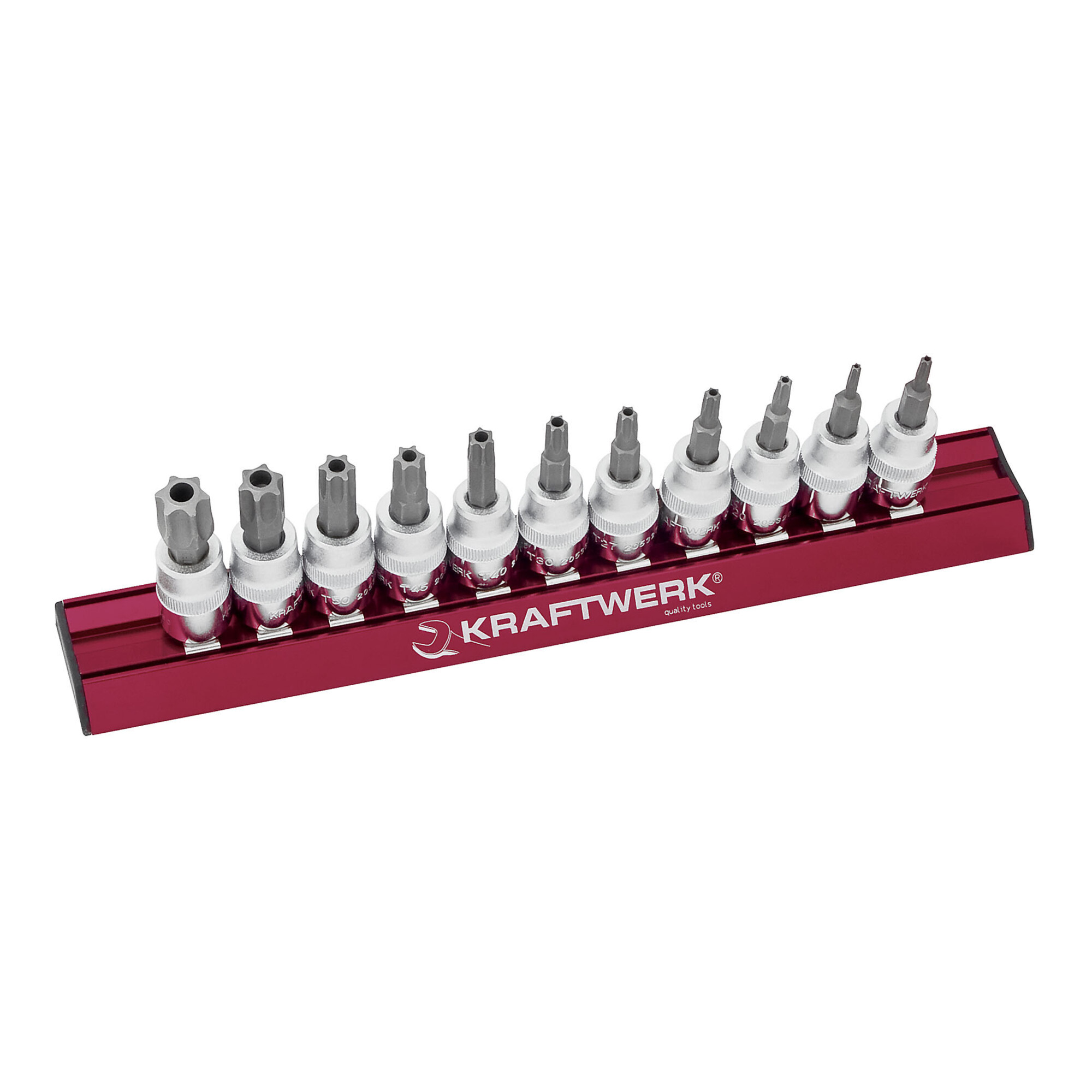 Kraftwerk Loch-TX-Bit-Steckn.satz MAGALU 3/8", 11-tlg.