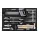 Kraftwerk LT700 Chariot d'atelier, 5 tiroirs, BASIC, 173 pcs.