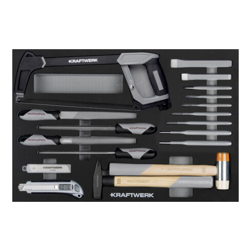 Kraftwerk LT700 Servante d'atelier, 5 tiroirs, BASIC, 151 pcs.