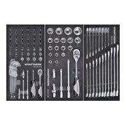 Kraftwerk LT700 Werkstattwagen, 5 Schubladen, BASIC, 151-tlg.-4