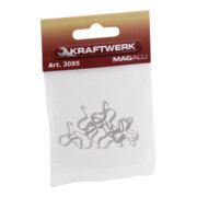 Kraftwerk MAGALU 10 pcs. Clips à douille 3/8"
