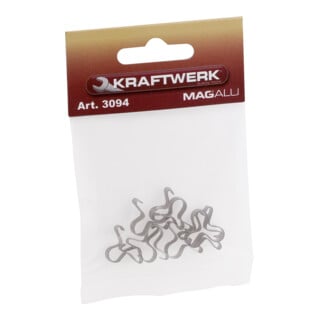 Kraftwerk MAGALU 10 pièces clips de douille 1/4"