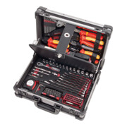 Kraftwerk Mallette à outils en aluminium Profi VDE 123 pièces-4
