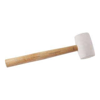 Kraftwerk marteau en caoutchouc, blanc, manche en hickory,24 OZ Hickory