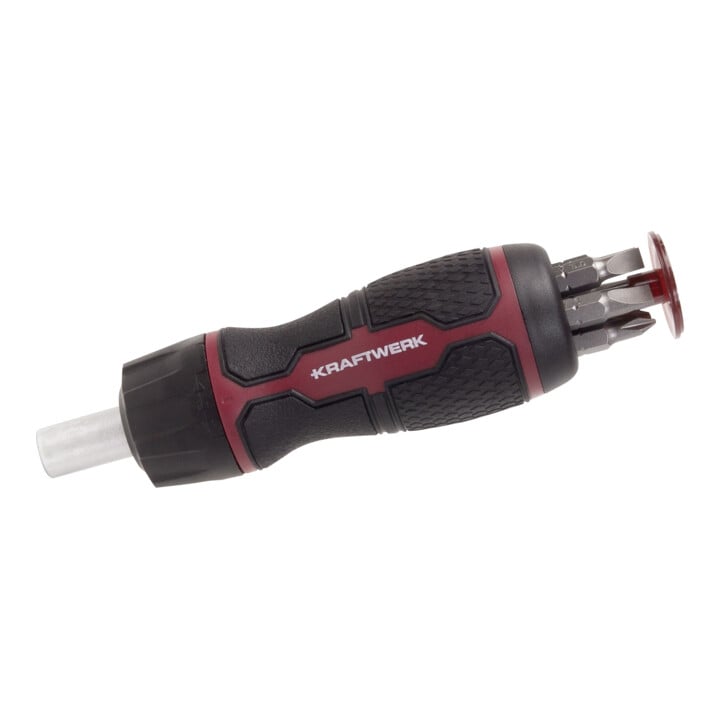 Kraftwerk Mini Ratschen-Schraubendreher 6 in 1, 1/4", 7-tlg