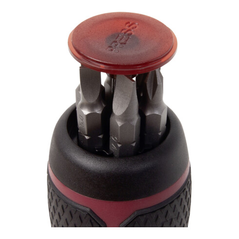 Kraftwerk Mini Ratschen-Schraubendreher 6 in 1, 1/4", 7-tlg