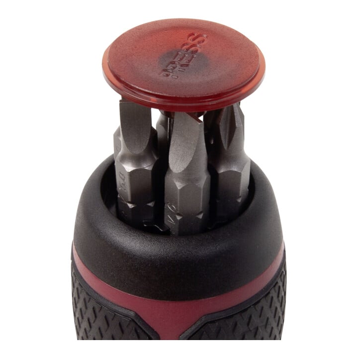 Kraftwerk Mini Ratschen-Schraubendreher 6 in 1, 1/4", 7-tlg