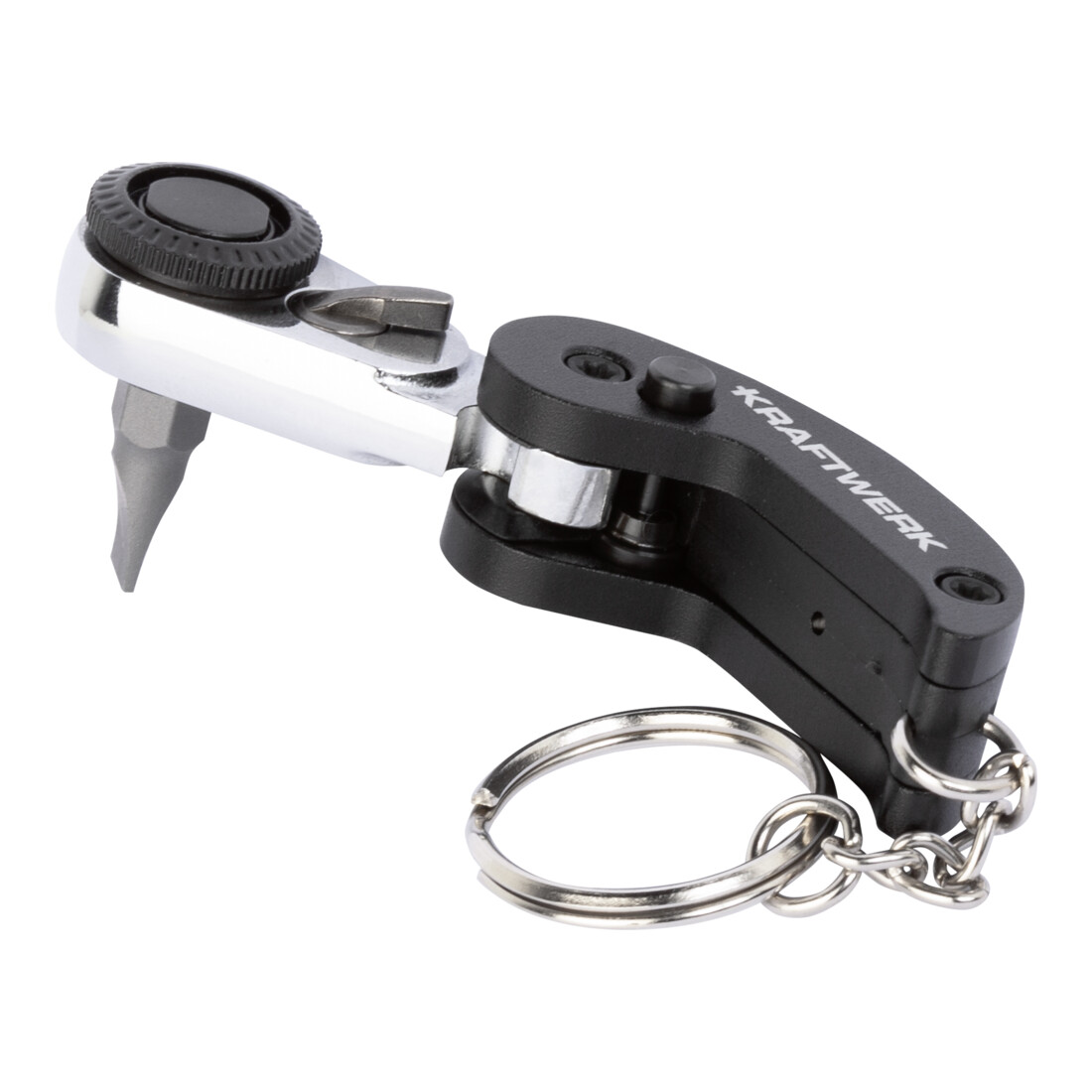 Kraftwerk Mini tournevis à cliquet pliable 1/4" S2, 72 dents