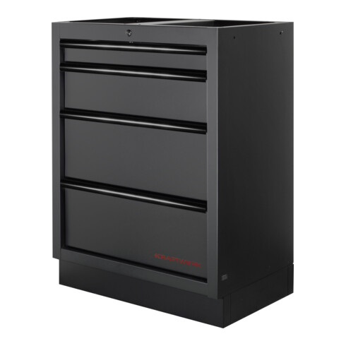 Kraftwerk Mobilio 4er Kombi, Unterschranke, Eckschrank, Oberschrank, 3964N