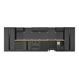 Kraftwerk Mobilio 8er combi, 2x armoire haute, chariot d'atelier, meuble bas, 3964Q