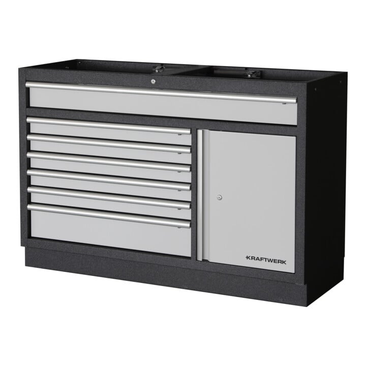 Kraftwerk Mobilio Armoire à tiroirs 1360 mm 7 tiroirs 1 porte