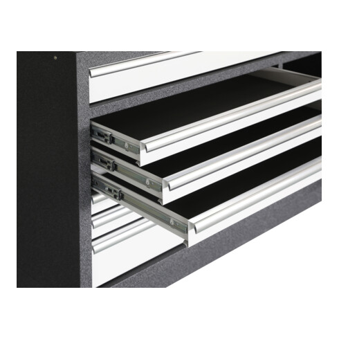 Kraftwerk Mobilio Armoire à tiroirs 1360 mm 7 tiroirs 1 porte