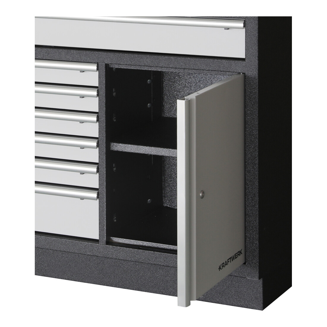 Kraftwerk Mobilio Armoire à tiroirs 1360 mm 7 tiroirs 1 porte