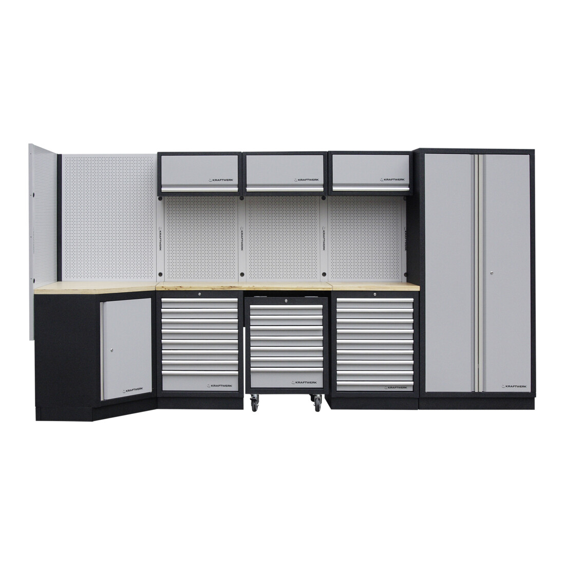 Kraftwerk Mobilio Armoire à tiroirs roulants 7 Sch.
