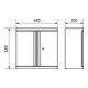 Kraftwerk MOBILIO Armoire haute, 2 portes-4