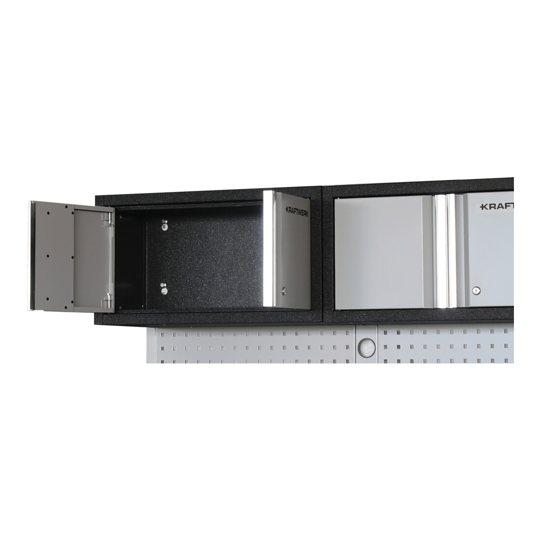 Kraftwerk Mobilio Armoire haute 2 portes avec serrure