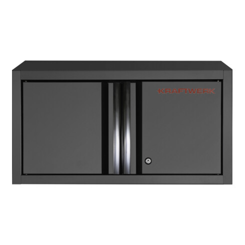 Kraftwerk MOBILIO Armoire haute 2 portes avec serrure BLK