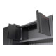 Kraftwerk MOBILIO Armoire haute 2 portes avec serrure BLK-3