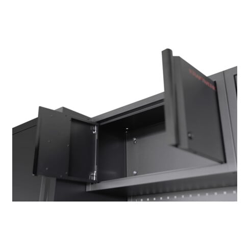 Kraftwerk MOBILIO BLK 2 pcs combiné large, panneau perforé, hêtre