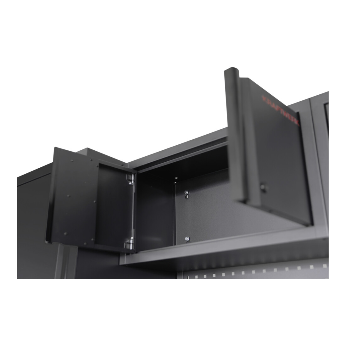 Kraftwerk MOBILIO BLK 2 pcs combiné large, panneau perforé, hêtre