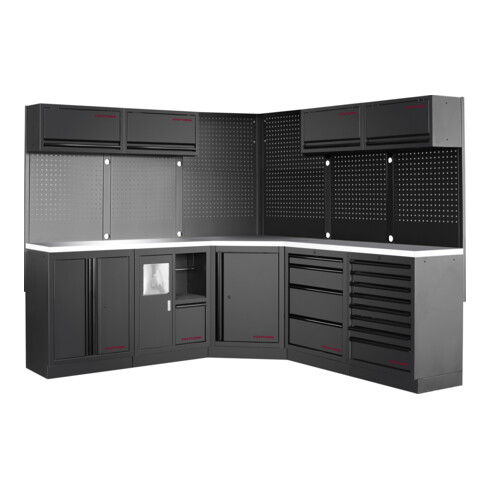 Kraftwerk MOBILIO BLK Coffret 5 pièces, acier inoxydable 430