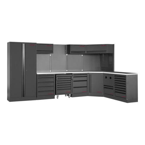 Kraftwerk MOBILIO BLK Coffret 7 pièces, acier inoxydable 430