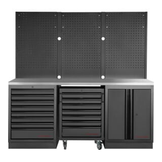 Kraftwerk MOBILIO BLK Combo 3 pcs, acier inoxydable 430