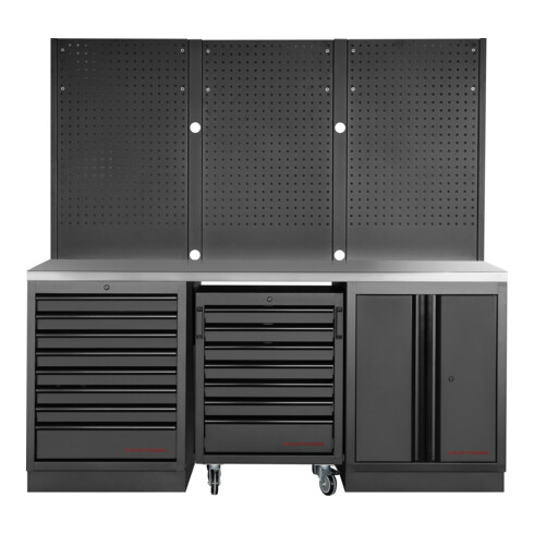 Kraftwerk MOBILIO BLK Combo 3 pcs, acier inoxydable 430