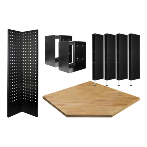 Kraftwerk MOBILIO BLK Eckelement Erweiterungs-Set