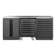 Kraftwerk MOBILIO BLK Ensemble 3 pcs, acier inoxydable 430