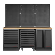 Kraftwerk MOBILIO BLK Set combiné 3 pièces, hêtre