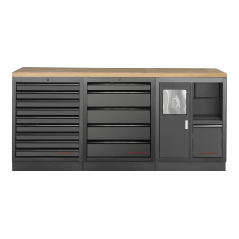 Kraftwerk MOBILIO BLK Set combiné 3 pièces, hêtre