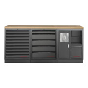 Kraftwerk MOBILIO BLK Set combiné 3 pièces, hêtre