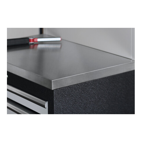 Kraftwerk MOBILIO Edelstahl 430-Arbeitsplatte 680.5 mm