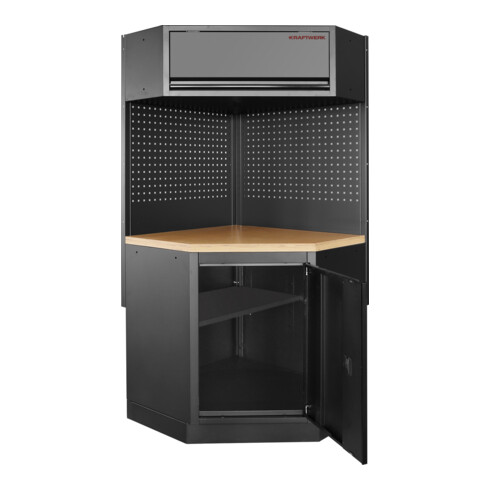 Kraftwerk Mobilio élément d'angle, hêtre multiplex