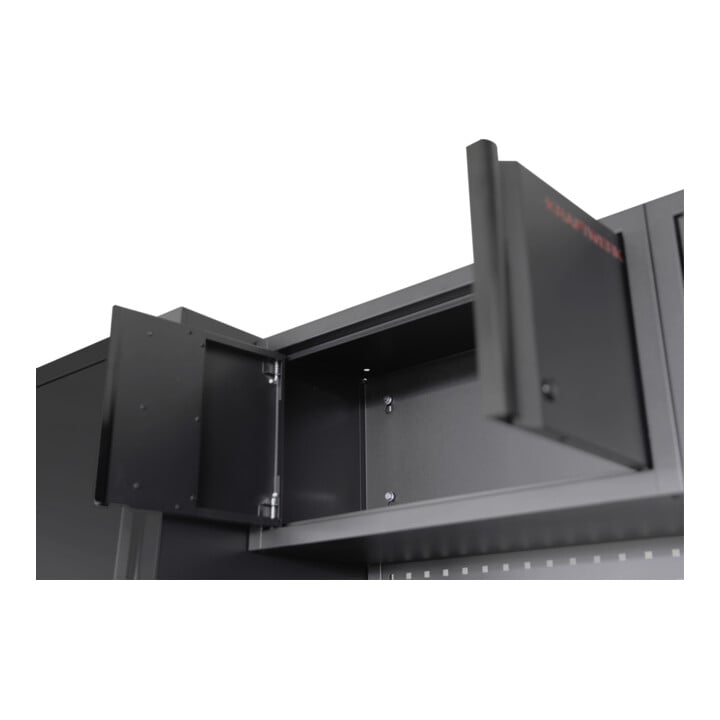 Kraftwerk MOBILIO Oberschrank 2-Türig mit Schloss BLK