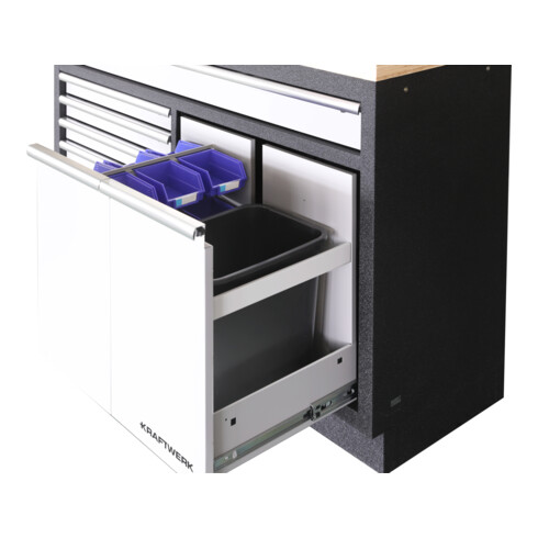 Kraftwerk Mobilio Schubaldenschrank 1360 mm 7 Schubladen 2 Auszüge