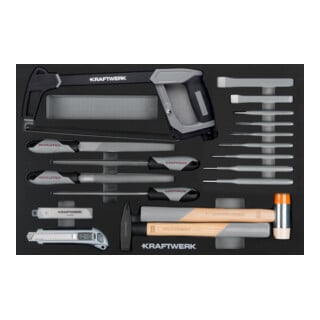 Kraftwerk Outils de frappe / Outils de coupe / Inserts à lime 27 pièces