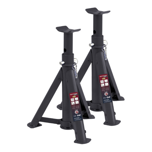 Kraftwerk Paire de tréteaux pliables 2 t