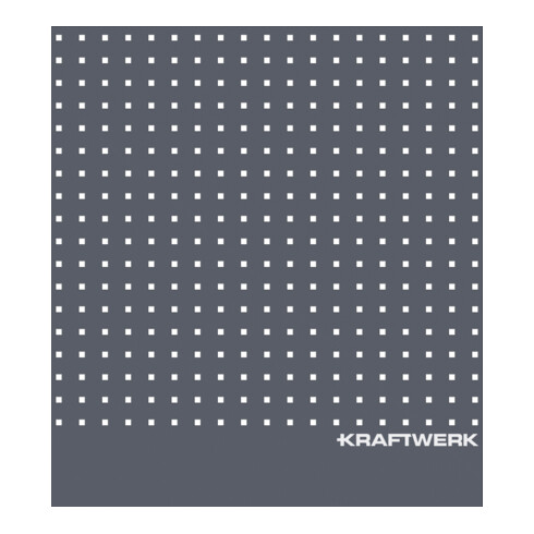 Kraftwerk Panneau arrière perforé pour chariot d'atelier BT700 800mm