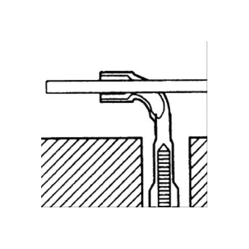 Kraftwerk Pfeifenkopfschlüssel 12 x 6 kt. 22 mm